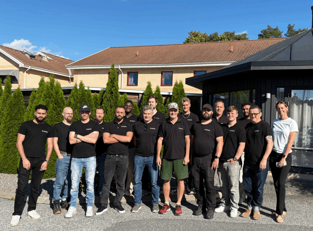 team akono på konferens